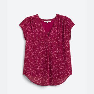 MONDAY FUN Lillian V Neck Blouse